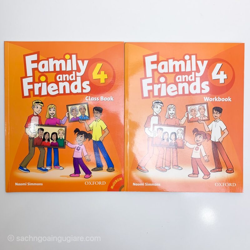 Combo 2 Sách: Family And Friends 4 (Classbook + Workbook) - In Màu, Kèm ...