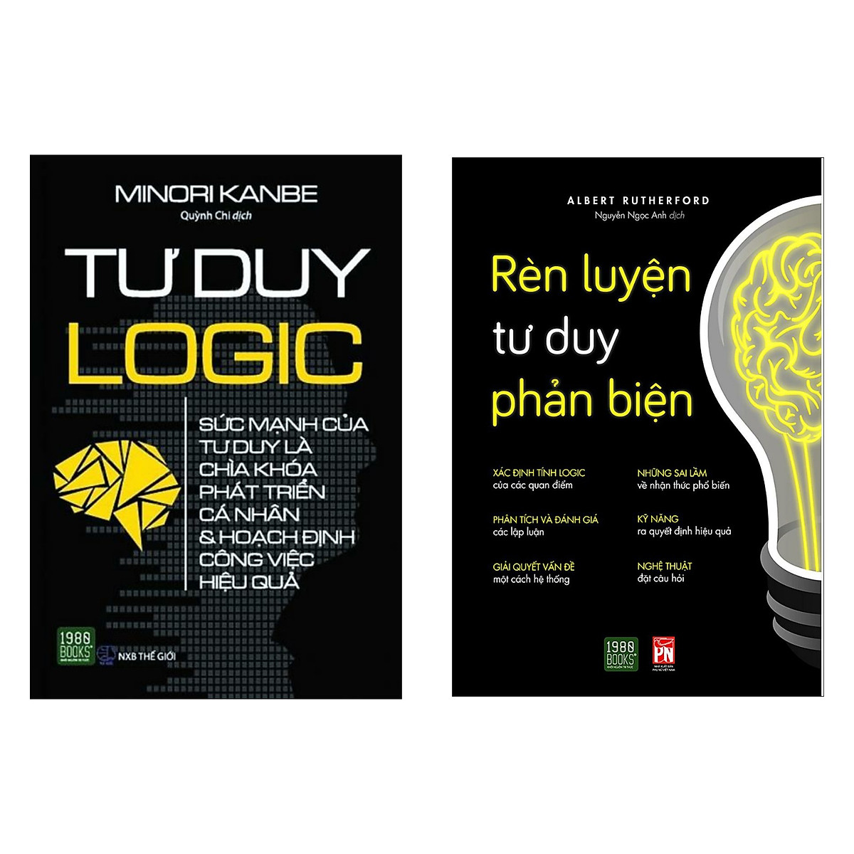 Combo 2 cuốn tư duy đáng đọc: Rèn Luyện Tư Duy Phản Biện + Tư Duy Logic